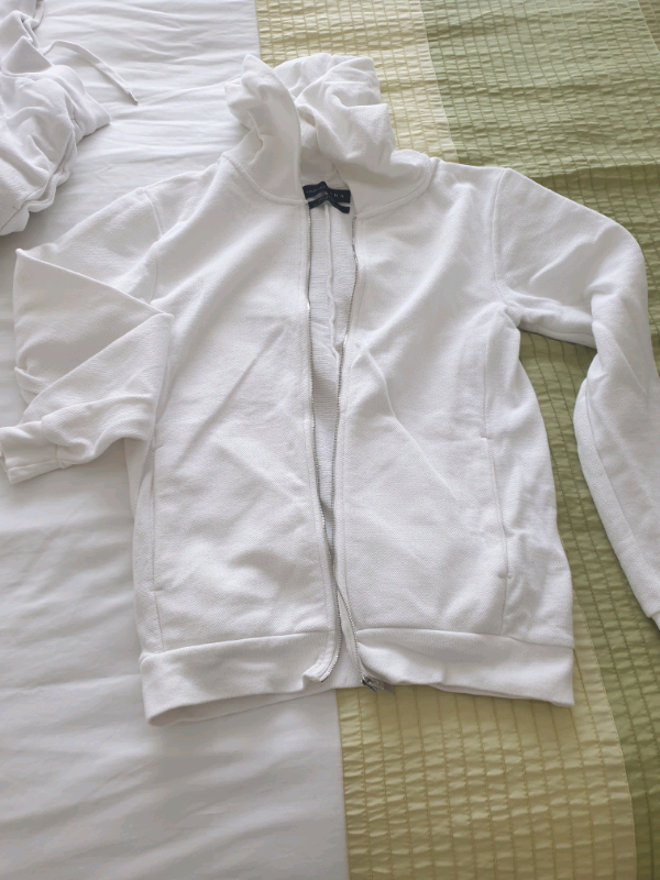 zara white tracksuit
